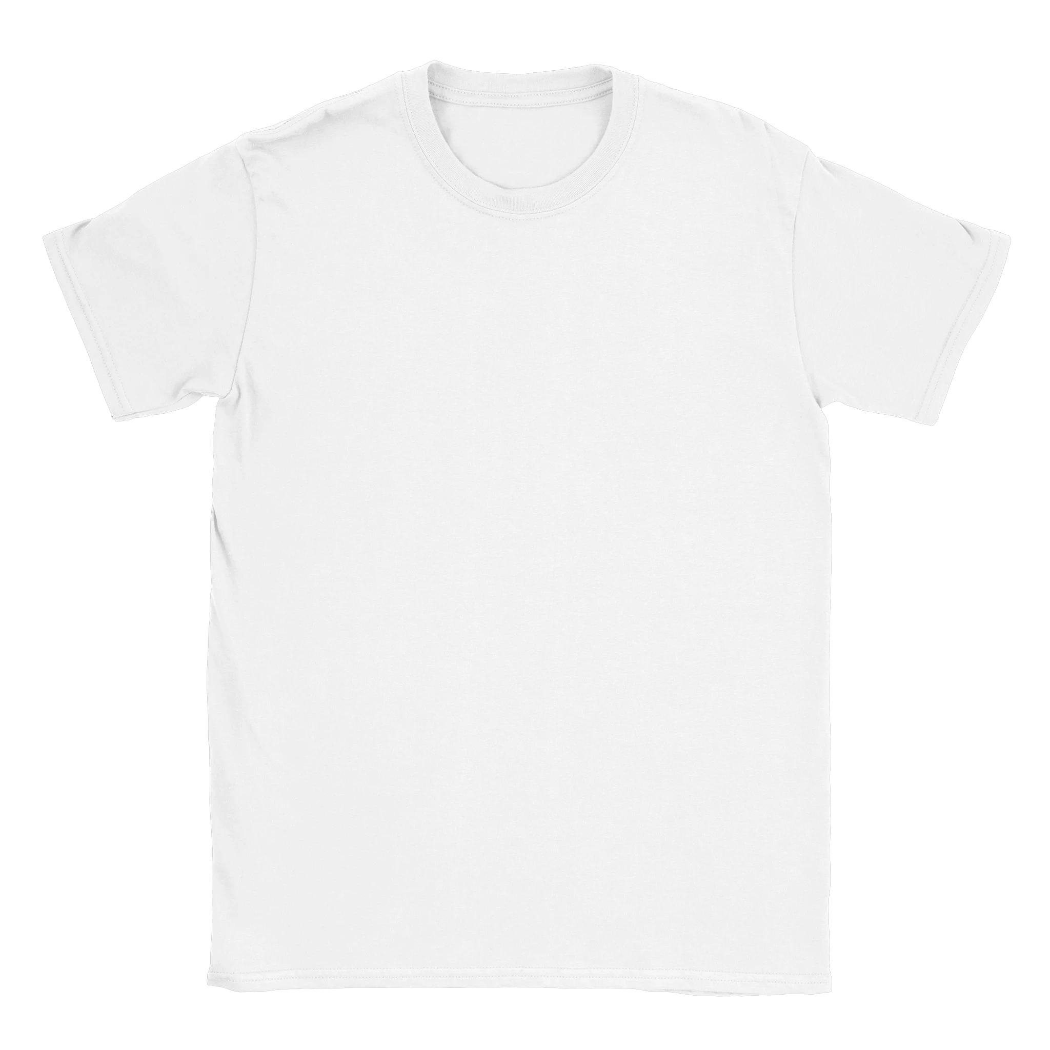 Klassisk unisex t-skjorte med rund hals
